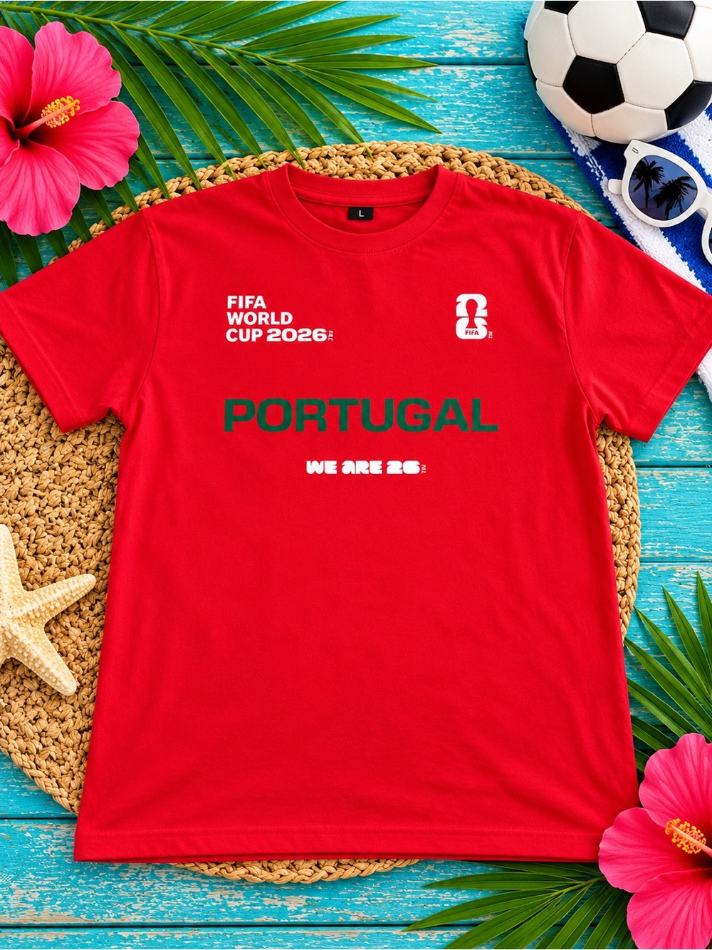 Portugal FIFA World Cup 2026 Red Fan T-Shirt